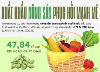 Xuất khẩu nông sản phục hồi mạnh, mang về cho đất nước gần 48 tỷ USD
