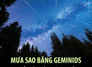Cơ hội chiêm ngưỡng mưa sao băng Geminids đạt cực điểm đến 120 vệt sáng mỗi giờ
