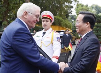 Lễ đón Tổng thống Đức và Phu nhân thăm cấp Nhà nước tới Việt Nam Lễ đón Tổng thống Đức và Phu nhân thăm cấp Nhà nước tới Việt Nam