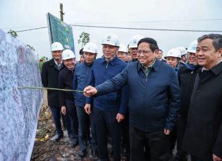 Thủ tướng kiểm tra thi công Dự án đường dây 500 KV mạch 3 Quảng Trạch-Phố Nối Thủ tướng kiểm tra thi công Dự án đường dây 500 KV mạch 3 Quảng Trạch-Phố Nối