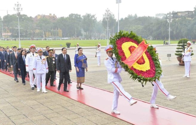 3 2 min 656x420 - Thủ tướng Phạm Minh Chính chủ trì lễ đón chính thức Thủ tướng Lào