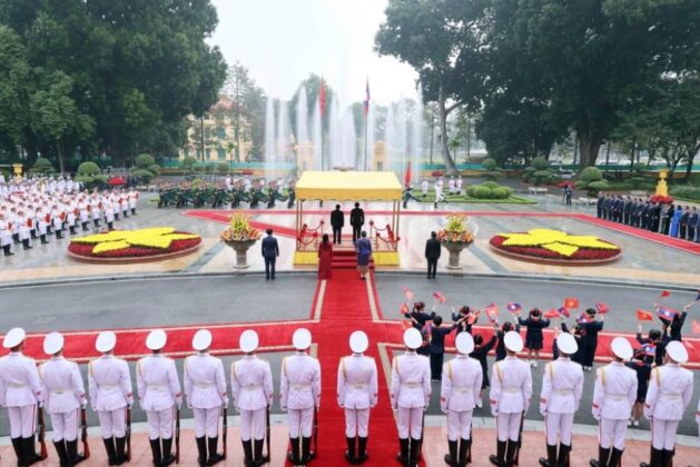 4 min 4 629x420 - Thủ tướng Phạm Minh Chính chủ trì lễ đón chính thức Thủ tướng Lào