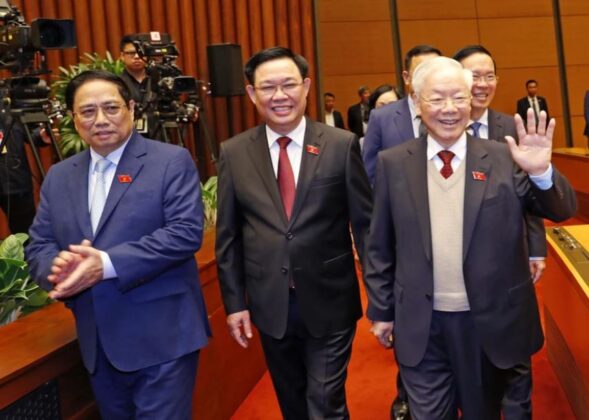 5 min 18 589x420 - Tổng Bí thư Nguyễn Phú Trọng dự Kỳ họp bất thường lần thứ 5, Quốc hội khóa XV