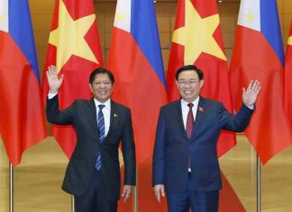 Chủ tịch Quốc hội Vương Đình Huệ hội kiến Tổng thống Philippines Chủ tịch Quốc hội Vương Đình Huệ hội kiến Tổng thống Philippines