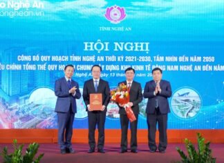 Công bố Quy hoạch tỉnh Nghệ An thời kỳ 2021 - 2030, tầm nhìn đến năm 2050