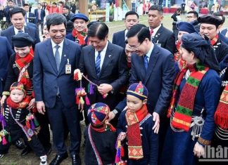 Chủ tịch nước và Tổng thống Philippines thăm Hoàng thành Thăng Long Chủ tịch nước và Tổng thống Philippines thăm Hoàng thành Thăng Long
