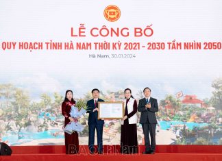 Công bố Quy hoạch tỉnh Hà Nam thời kỳ 2021-2030, tầm nhìn đến năm 2050 Công bố Quy hoạch tỉnh Hà Nam thời kỳ 2021-2030, tầm nhìn đến năm 2050
