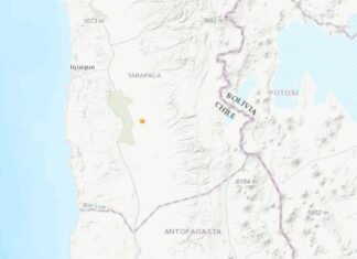 Động đất mạnh 5,4 làm rung chuyển khu vực phía Bắc Chile
