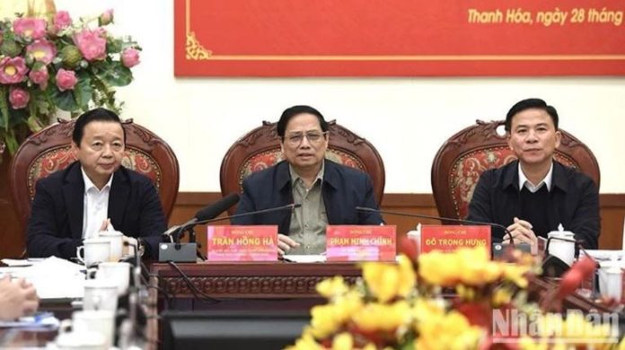 Thủ tướng Phạm Minh Chính chủ trì Hội nghị thúc đẩy tiến độ triển khai dự án Đường dây 500kV mạch 3 Quảng Trạch-Phố Nối