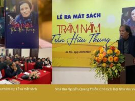 Lễ ra mắt sách mừng sinh nhật lần thứ 100 cố nhà thơ Trần Hữu Thung