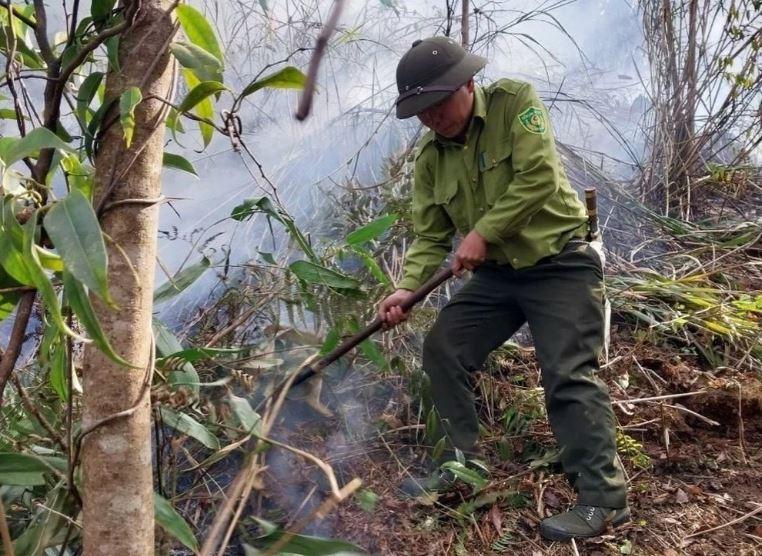 3 vu chay rung o huyen Mu Cang Chai 2 min - Yên Bái: Kịp thời dập tắt 3 vụ cháy rừng ở huyện Mù Cang Chải