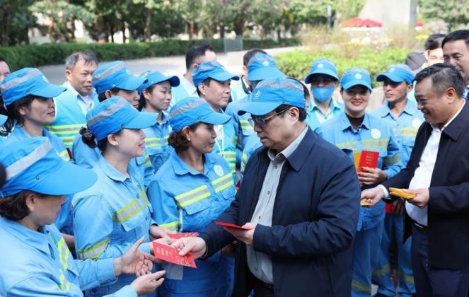 7 min 12 663x420 - Thủ tướng Phạm Minh Chính thăm, chúc Tết người lao động tại Hà Nội