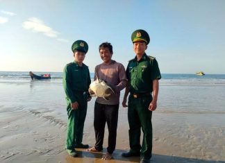 Bà Rịa-Vũng Tàu: Thả cá thể đồi mồi quý hiếm nặng khoảng 6,5kg về biển