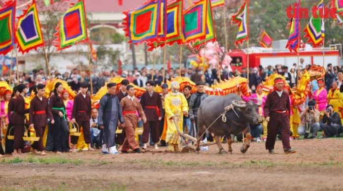 Lễ hội Tịch điền Đọi Sơn (Hà Nam) 2024 - Nét đẹp văn hóa khuyến nông, hướng về nguồn cội