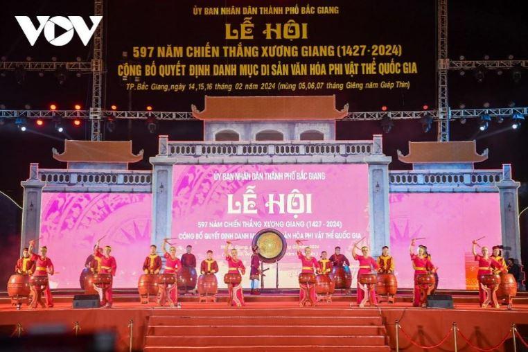 Le hoi Xuong Giang min - Lễ hội Xương Giang trở thành di sản văn hóa phi vật thể quốc gia