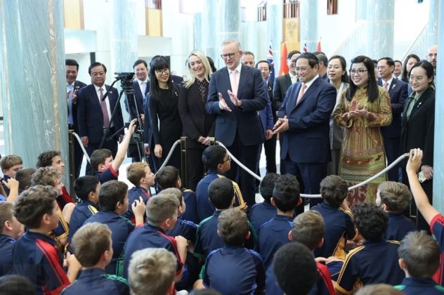 12 min 2 632x420 - Lễ đón Thủ tướng Phạm Minh Chính thăm chính thức Australia