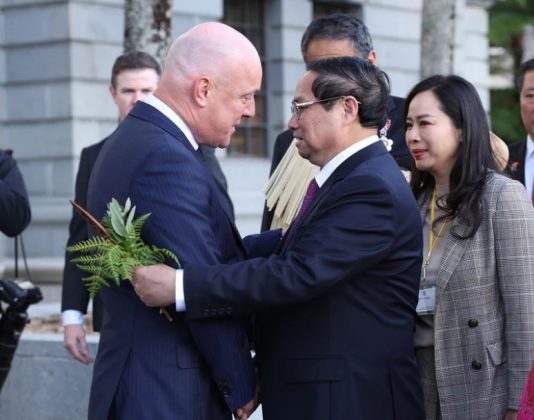 12 min 4 534x420 - Lễ đón Thủ tướng Phạm Minh Chính và Phu nhân thăm New Zealand