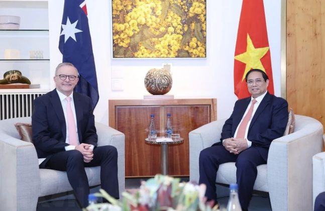 16 min 1 647x420 - Lễ đón Thủ tướng Phạm Minh Chính thăm chính thức Australia