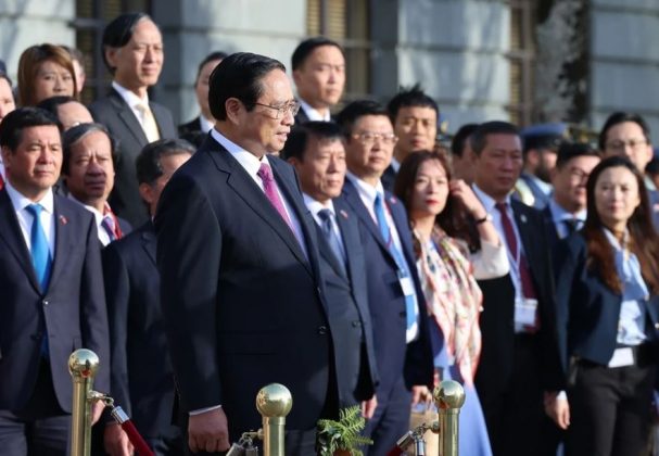 3 min 16 607x420 - Lễ đón Thủ tướng Phạm Minh Chính và Phu nhân thăm New Zealand