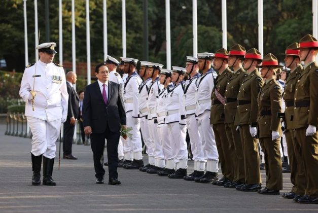 5 min 17 627x420 - Lễ đón Thủ tướng Phạm Minh Chính và Phu nhân thăm New Zealand