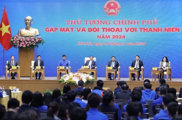 6 min 29 636x420 - Thủ tướng Chính phủ Phạm Minh Chính đối thoại với thanh niên