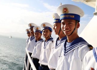 Những người lính Hải quân trên quần đảo Trường Sa