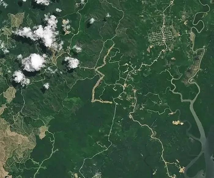 Anh ve tinh min - Ảnh vệ tinh cho thấy thủ đô mới nhất trên thế giới đang hình thành