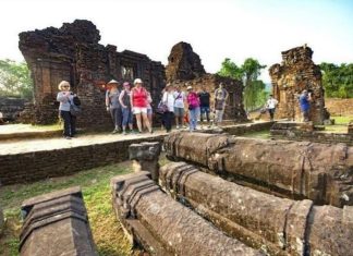 Di sản Văn hóa Thế giới Mỹ Sơn thu hút khách quốc tế