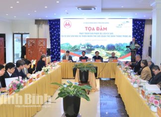 Khai mạc Tọa đàm về phát triển sản phẩm du lịch di sản tại Di sản Văn hóa và Thiên nhiên thế giới Quần thể danh thắng Tràng An Khai mạc Tọa đàm về phát triển sản phẩm du lịch di sản tại Di sản Văn hóa và Thiên nhiên thế giới Quần thể danh thắng Tràng An