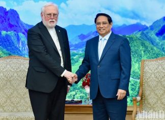 Thủ tướng Phạm Minh Chính tiếp Bộ trưởng Ngoại giao Tòa thánh Vatican Thủ tướng Phạm Minh Chính tiếp Bộ trưởng Ngoại giao Tòa thánh Vatican