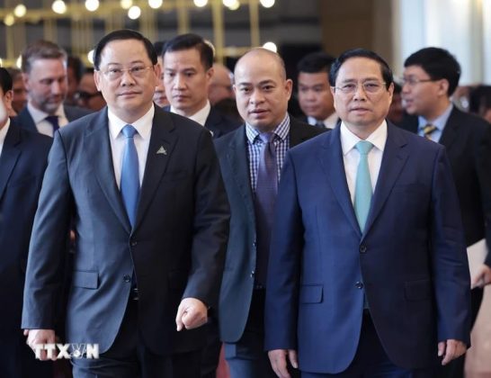 Thủ tướng Phạm Minh Chính và Thủ tướng Lào Sonexay Siphandone tham dự Diễn đàn Tương lai ASEAN 2024.