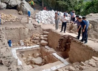 Khai quật di chỉ khảo cổ Mái Đá Ngườm lần 5