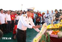 Lễ tưởng niệm chiến sỹ hy sinh vì sự nghiệp bảo vệ chủ quyền biển đảo Tổ quốc