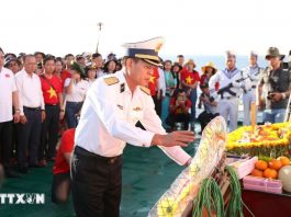 Lễ tưởng niệm chiến sỹ hy sinh vì sự nghiệp bảo vệ chủ quyền biển đảo Tổ quốc