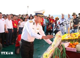 Lễ tưởng niệm chiến sỹ hy sinh vì sự nghiệp bảo vệ chủ quyền biển đảo Tổ quốc