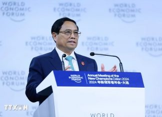 Thủ tướng phát biểu ở Phiên toàn thể Hội nghị thường niên các nhà tiên phong WEF