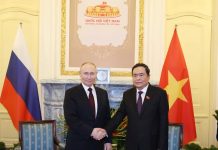Chủ tịch Quốc hội Trần Thanh Mẫn hội kiến Tổng thống LB Nga Vladimir Putin