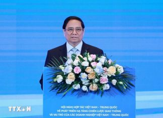 Thủ tướng dự hội nghị hợp tác Việt Nam-Trung Quốc phát triển hạ tầng giao thông