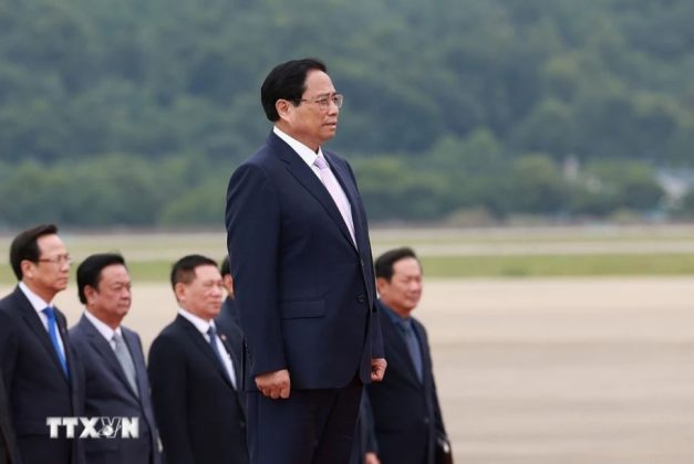 4 min 52 627x420 - Thủ tướng Phạm Minh Chính và Phu nhân bắt đầu chuyến thăm chính thức Hàn Quốc