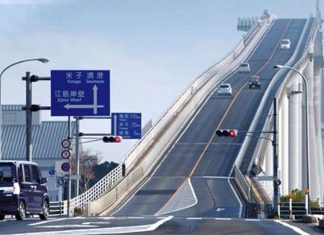 Khám phá cây cầu ‘dốc đứng lên trời’ độc nhất vô nhị Khám phá cây cầu "dốc đứng lên trời" độc nhất vô nhị