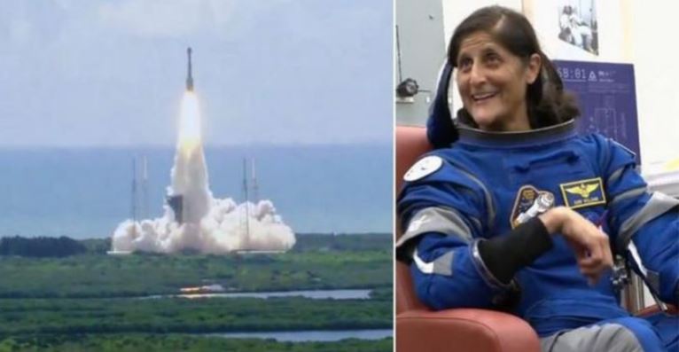 Ba Sunita Williams la phi hanh gia NASA nguoi My goc An Do min - Boeing phóng thành công tàu vũ trụ Starliner