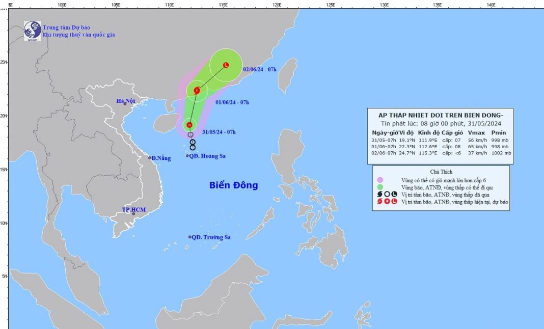 Bão số 1 đã suy yếu thành áp thấp nhiệt đới, Bắc Bộ thời tiết mát mẻ