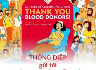 20 năm Ngày Thế giới Tôn vinh những Người hiến máu 14/6 20 năm Ngày Thế giới Tôn vinh những Người hiến máu 14/6