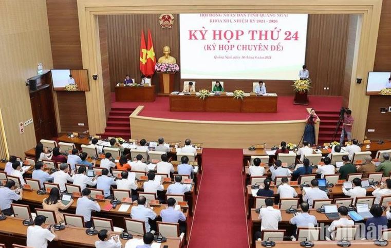 Quang Ngai thong qua chu truong min - Quảng Ngãi thông qua chủ trương sắp xếp các xã, thị trấn giai đoạn 2023-2025