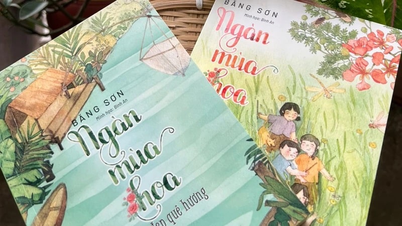 Tập tản văn "Ngàn mùa hoa". 