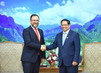 Thủ tướng Phạm Minh Chính tiếp Bộ trưởng Bộ Ngoại giao Venezuela Thủ tướng Phạm Minh Chính tiếp Bộ trưởng Bộ Ngoại giao Venezuela