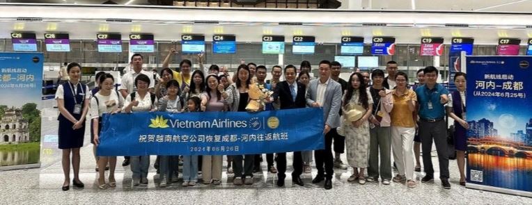 Vietnam Airlines mo them duong bay thang ket noi Ha Noi Thanh Do min - Vietnam Airlines mở thêm đường bay thẳng kết nối Hà Nội-Thành Đô