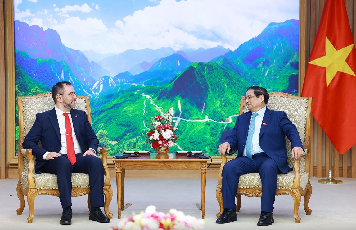 h2 min - Thủ tướng Phạm Minh Chính tiếp Bộ trưởng Bộ Ngoại giao Venezuela