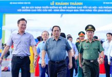 Thủ tướng Phạm Minh Chính dự Lễ khánh thành dự án xây dựng tuyến đường bộ nối đường cao tốc Hà Nội-Hải Phòng với đường cao tốc Cầu Giẽ-Ninh Bình