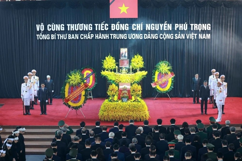 Các đoàn quốc tế viếng Tổng Bí thư Nguyễn Phú Trọng Các đoàn quốc tế viếng Tổng Bí thư Nguyễn Phú Trọng